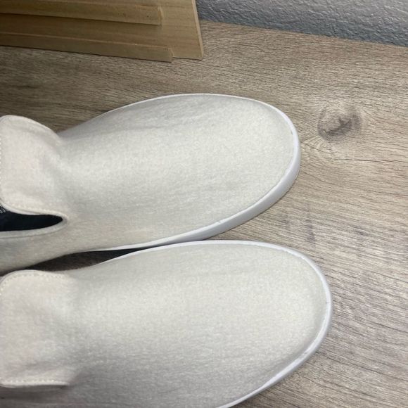 Allbirds Men’s White Wool Lounger Slip on Shoes - Picture 6 of 8